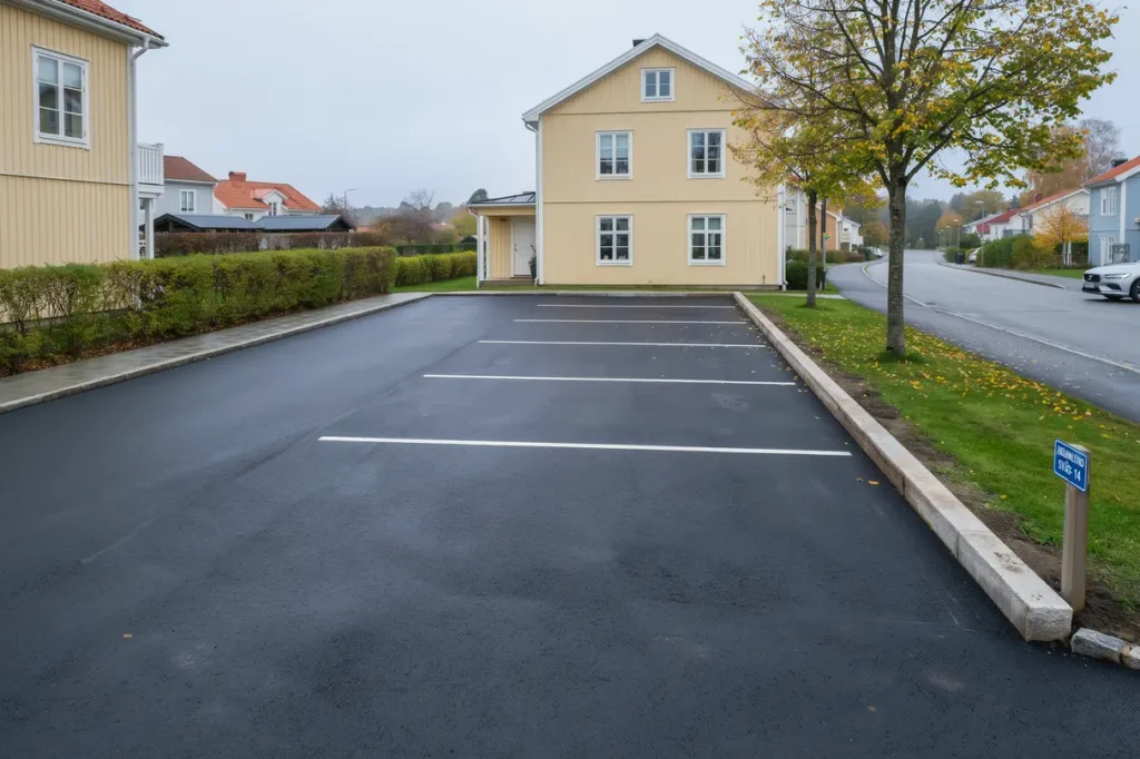 asfaltering av lastzon och ang ringsyta i helenelund