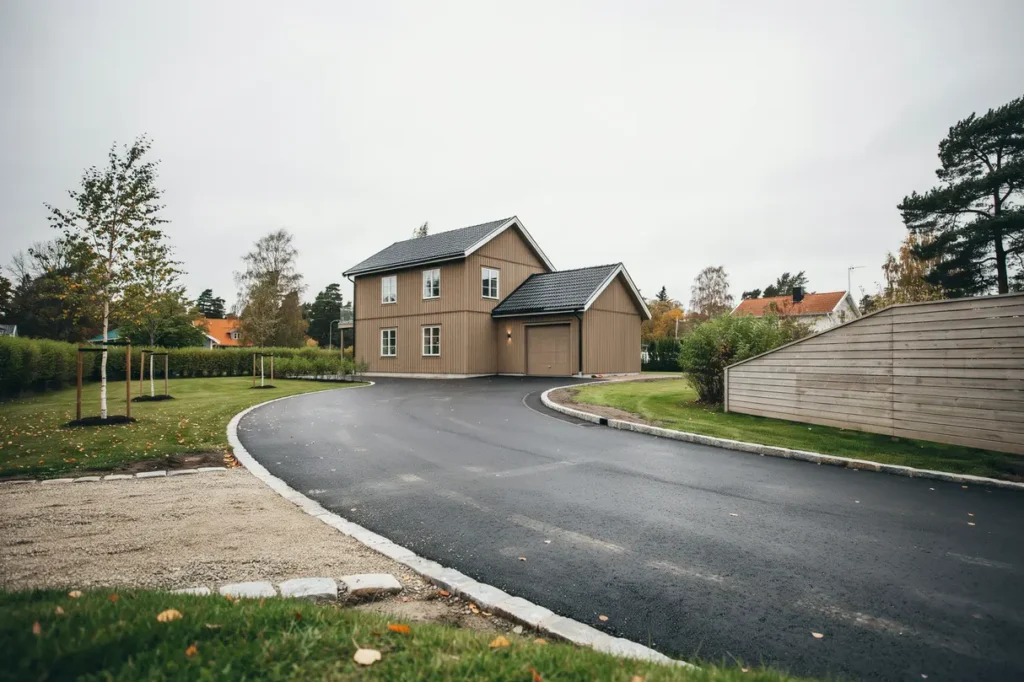 hur bred ska en asfalterad uppfart vara m tt sv ngradie och smart planering f r villa gare